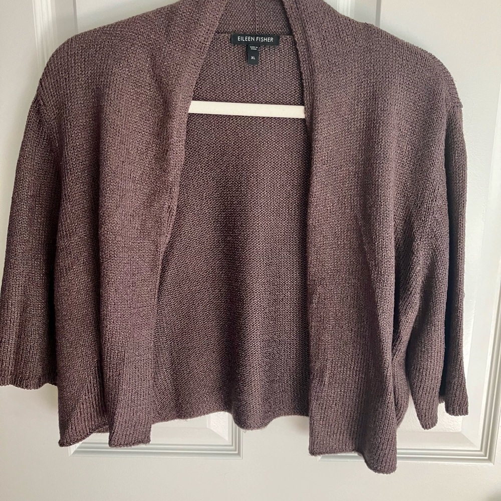 Eileen Fisher Open Front Cardigan